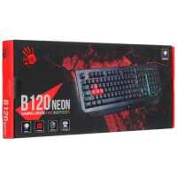 клавиатура A4Tech Bloody B120N Черный-красный