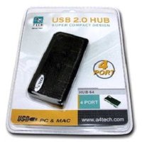 разветвитель USB A4Tech HUB-64 черный