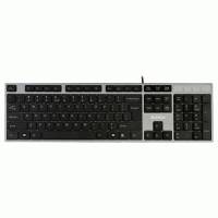 клавиатура A4Tech KD-300 Серебристый-черный