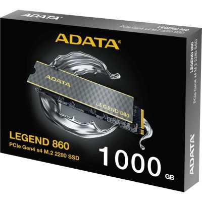 SSD диск ADATA Legend 860 1Tb SLEG-860-1000GCS Черный