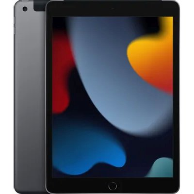 планшет Apple iPad 2021 10.2 Wi-Fi+Cellular 64Gb Space Gray MK473ZP/A Серый космос