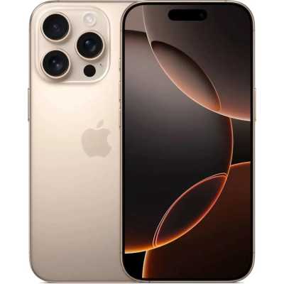 смартфон Apple iPhone 16 Pro 128GB Desert Titanium MYMX3AH/A бежевый