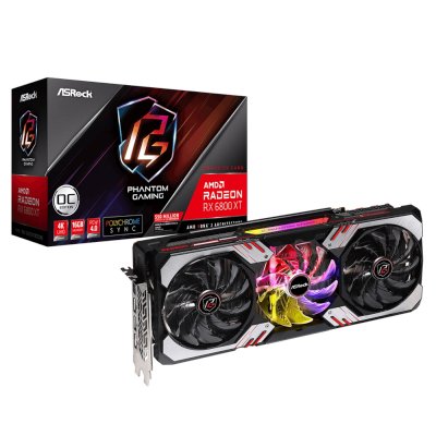 видеокарта ASRock AMD Radeon RX 6800 XT Phantom Gaming PG 16GO