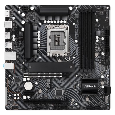 материнская плата ASRock B760M PG Lightning/D4 Черный