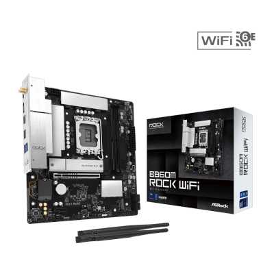 материнская плата ASRock B860M Rock WiFi Черный