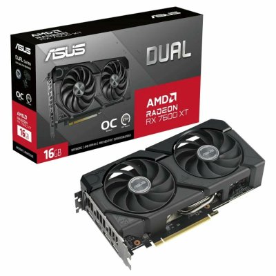 видеокарта ASUS AMD Radeon RX 7600 XT 16Gb DUAL-RX7600XT-O16G