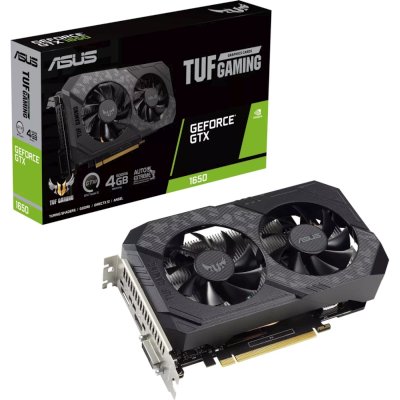 видеокарта ASUS nVidia GeForce GTX 1650 4Gb TUF-GTX1650-4GD6-P-V2-GAMING