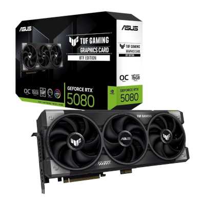 видеокарта ASUS nVidia GeForce RTX 5080 16Gb TUF-RTX5080-O16G-BTF-GAMING Черный