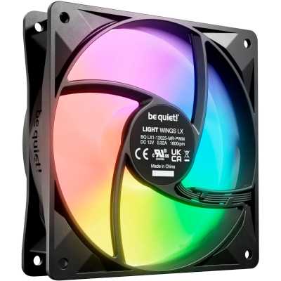 кулер Be Quiet Light Wings LX 120mm PWM Black Черный