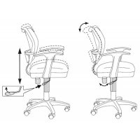 стул Бюрократ CH-W797-BL-Sea
