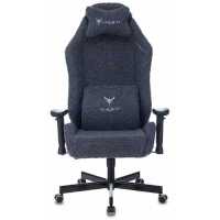 игровое кресло Бюрократ KNIGHT T1 BLUE черно-синий