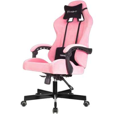 игровое кресло Бюрократ Knight Terminator PK розовый