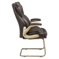 офисное кресло Бюрократ T-9915A-LOW-V-BROWN коричневый