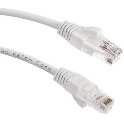 патч-корд Cabeus PC-UTP-RJ45-CAT.5E-0.5M-WH Белый