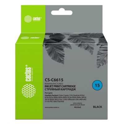 картридж Cactus CS-C6615 черный