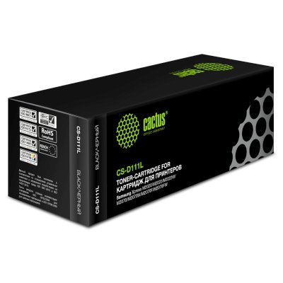 картридж Cactus CS-D111L черный