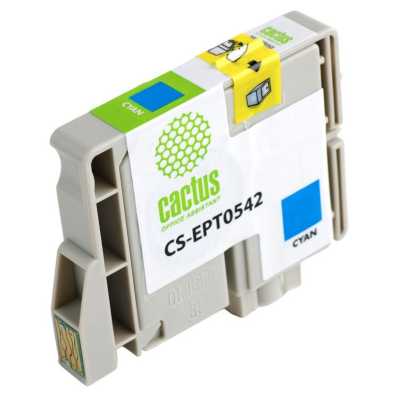 картридж Cactus CS-EPT0542 голубой