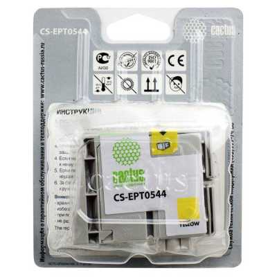 картридж Cactus CS-EPT0544 желтый