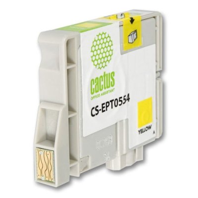 картридж Cactus CS-EPT0554 желтый