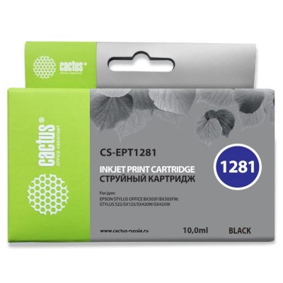 картридж Cactus CS-EPT1281 черный