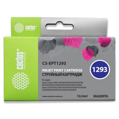 картридж Cactus CS-EPT1293 пурпурный