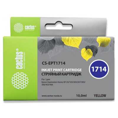 картридж Cactus CS-EPT1714 желтый