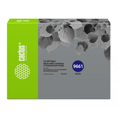 картридж Cactus CS-EPT9661 черный