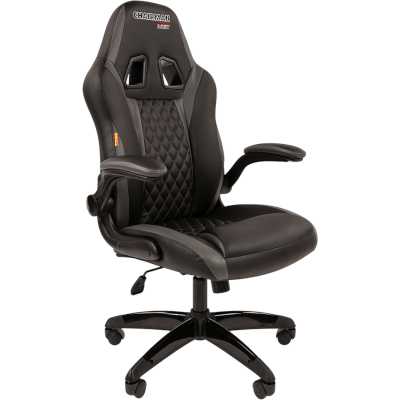 игровое кресло Chairman Game 15 Black-Gray 7213477 черный