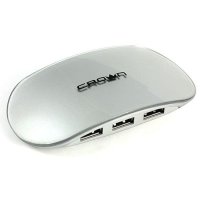 разветвитель USB Crown CMH-B20 Silver серый