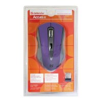 мышь Defender Accura MM-965 Violet Фиолетовый-черный