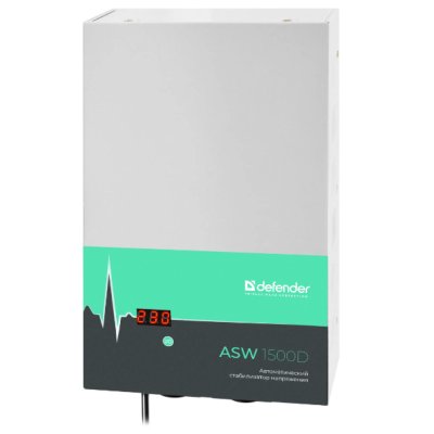 стабилизатор напряжения Defender ASW 1500D Белый