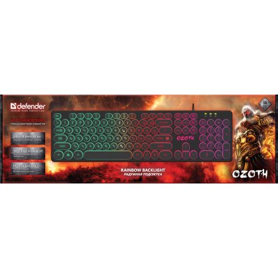 клавиатура Defender Ozoth GK-106 Черный