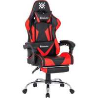 игровое кресло Defender Pilot Black-Red черно-красный