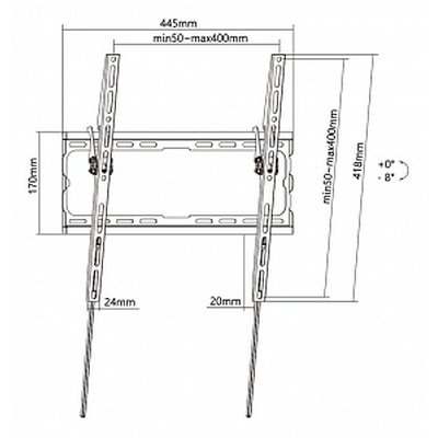 кронштейн Digis DSM-3444T черный