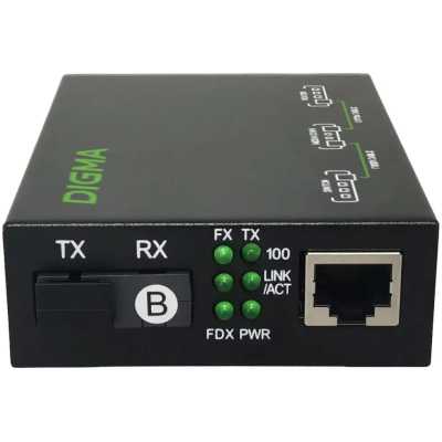 медиаконвертер Digma DMC-1F53-20B