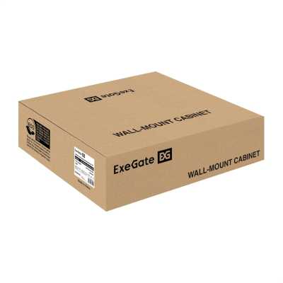 телекоммуникационный шкаф ExeGate EC-WM-6U.600.G.BLACK EX298606RUS Черный