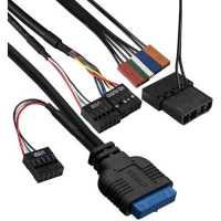 корпус Exegate EVO-8205 Black-Blue Light без БП