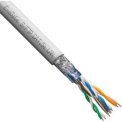 витая пара ExeGate SFTP4-C5e-CCA-S24-IN-PVC-GY-305 EX300618RUS