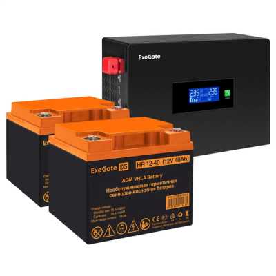 ИБП ExeGate IdealSine SR-1500.LCD.2SH EX297431RUS