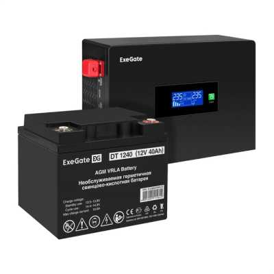 ИБП ExeGate IdealSine SR-600.LCD.2SH EX297384RUS