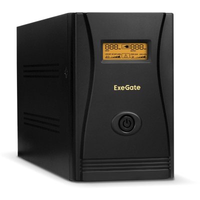 ИБП ExeGate SpecialPro Smart LLB-2200.LCD.AVR.EURO.RJ.USB Черный