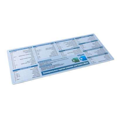 коврик для мыши Filum FL-MP-L-900-400 WRD_XLS