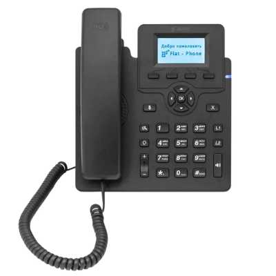 IP телефон Flat Phone C10P Черный