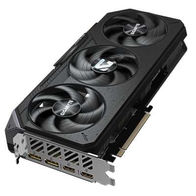видеокарта GigaByte AMD Radeon RX 9070 GRE 12Gb GV-R907GREGAMING OC-12GD Черный