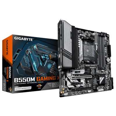 материнская плата GigaByte B550M Gaming X Черный