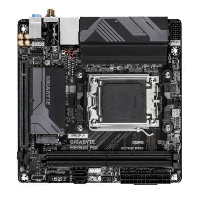 материнская плата GigaByte B650I AX Черный