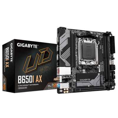 материнская плата GigaByte B650I AX Черный
