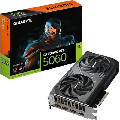 видеокарта GigaByte nVidia GeForce RTX 5060 8Gb GV-N5060WF2OC-8GD 1.0