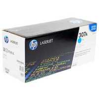 картридж HP 307A CE741A голубой