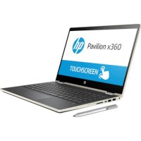 ноутбук HP Pavilion x360 14-cd0010ur Золотой